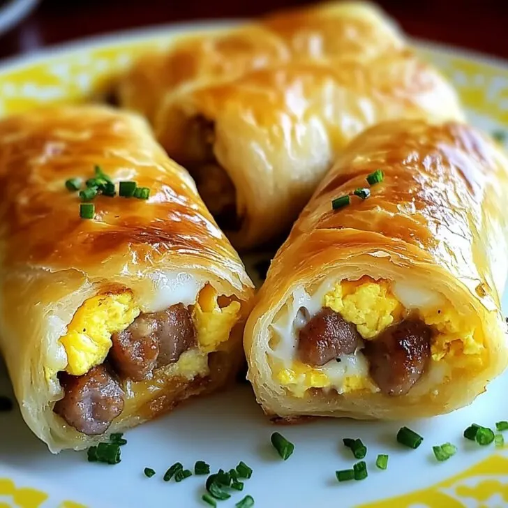 Sausage and Egg Breakfast Rolls for a Hearty Start