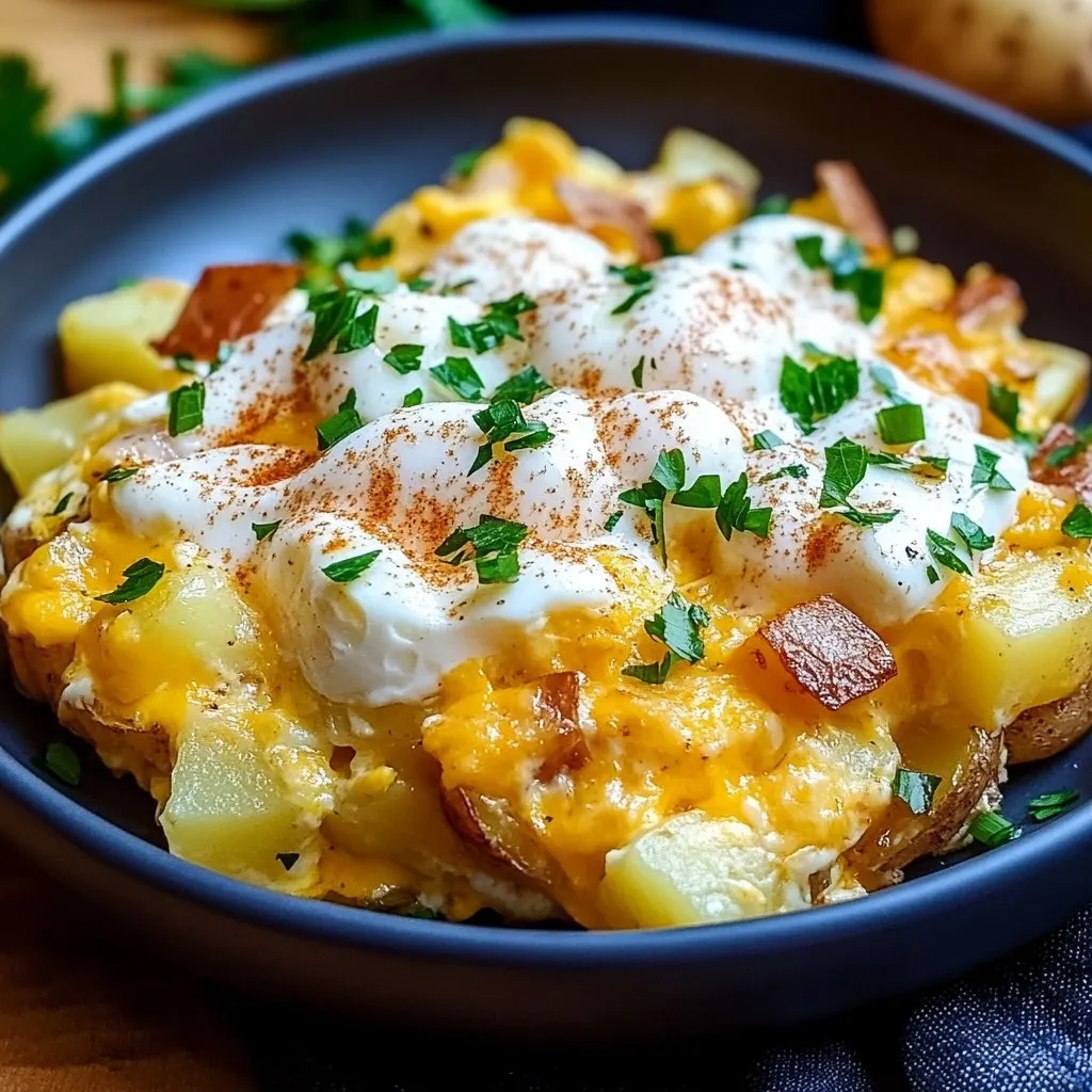 Cheesy Potato Egg Scramble: Ultimate Breakfast Delight Cheesy Potato Egg Scramble - Item 3