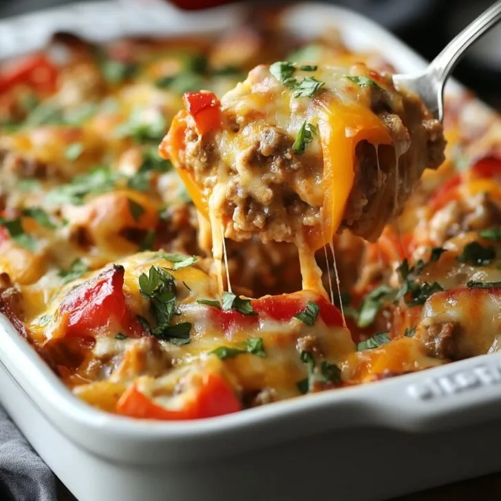 Easy Stuffed Pepper Casserole Recipe: A Delicious Delight
