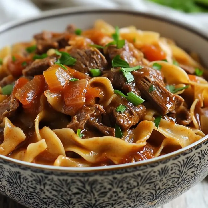 Crockpot Beef and Noodles Recipe | Easy and Delicious