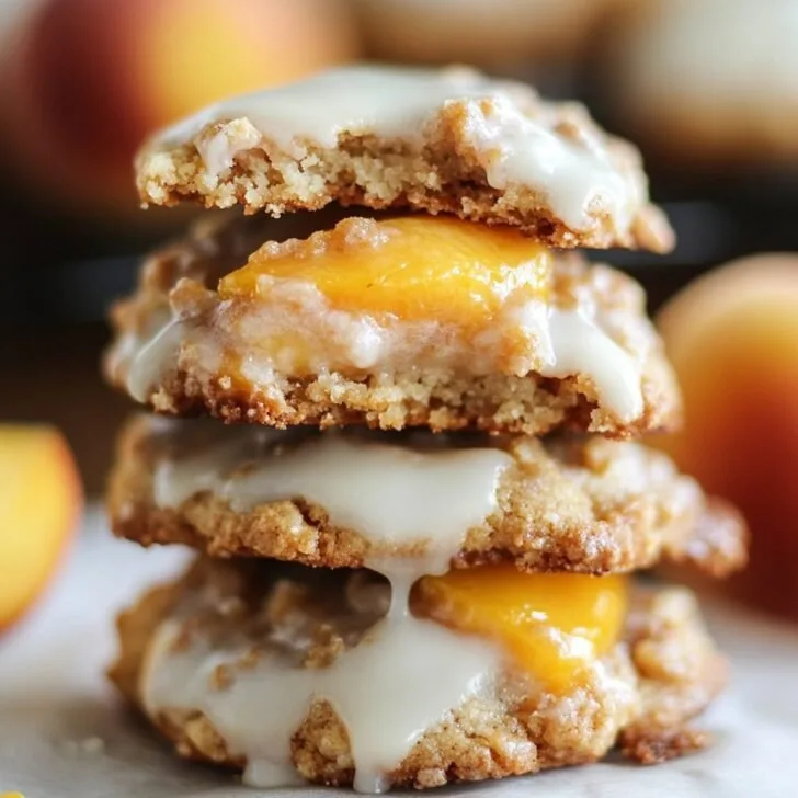 Peach Cobbler Cookies Recipe - Sweet and Delicious