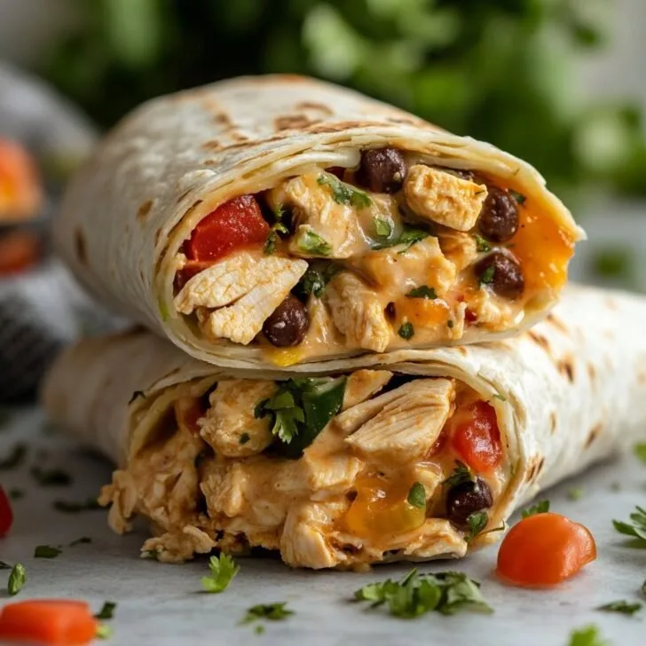 Quick and Tasty Chipotle Ranch Chicken Burrito Recipe