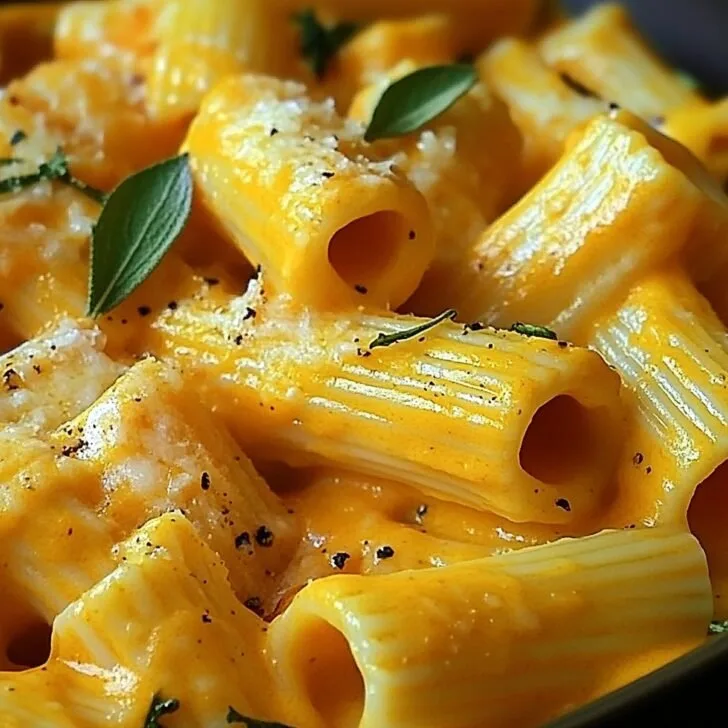 Pumpkin and Gruyere Rigatoni Recipe - A Fall Delight