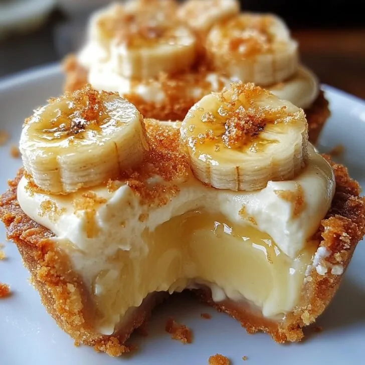Mini Banana Cream Pie Recipe - Perfect Desserts