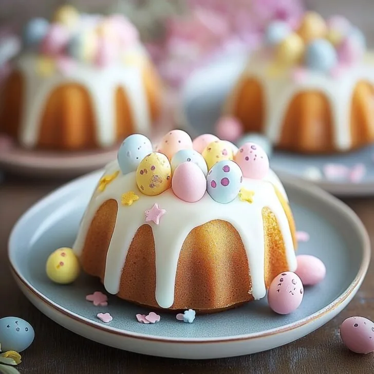 Mini Easter Bundt Cakes - Perfect Springtime Treat