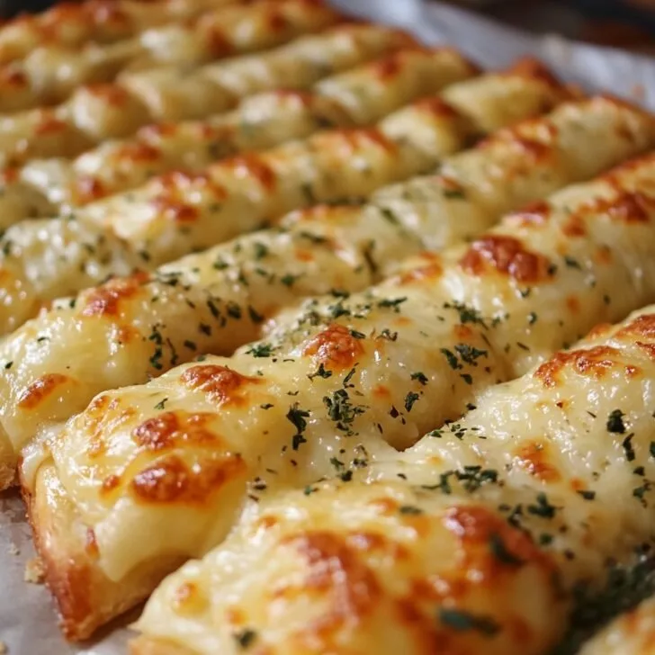 Homemade Cheesy Breadsticks Recipe | Easy & Delicious