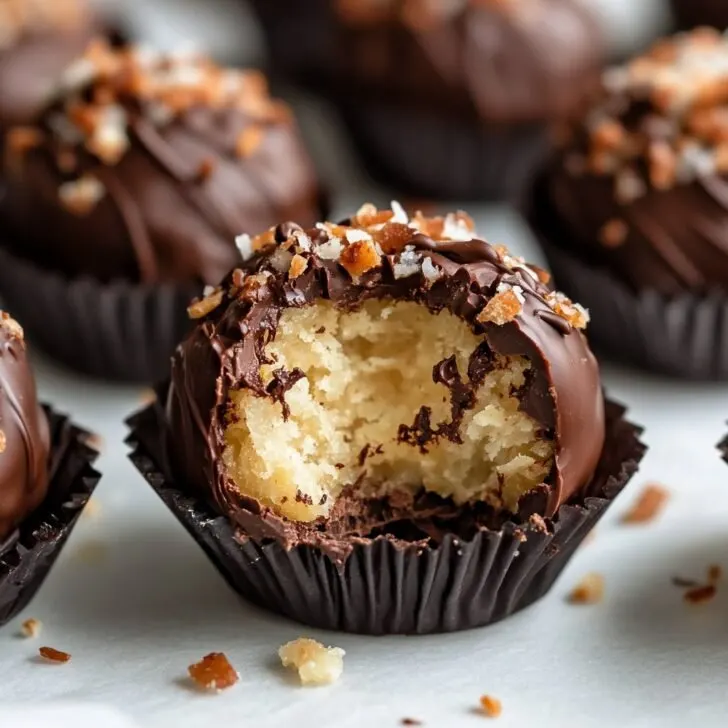 No-Bake Chocolate Coconut Graham Balls Recipe