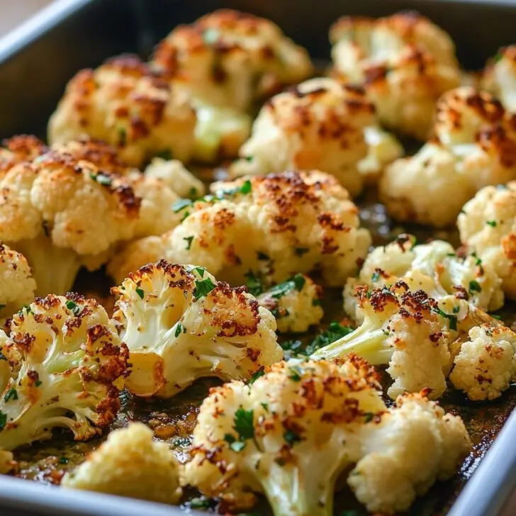 Easy Roasted Cauliflower Recipe