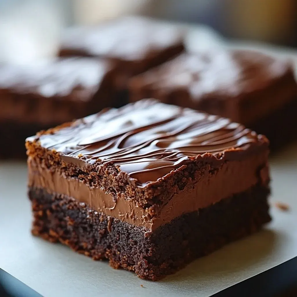 Chocolate Mousse Brownies