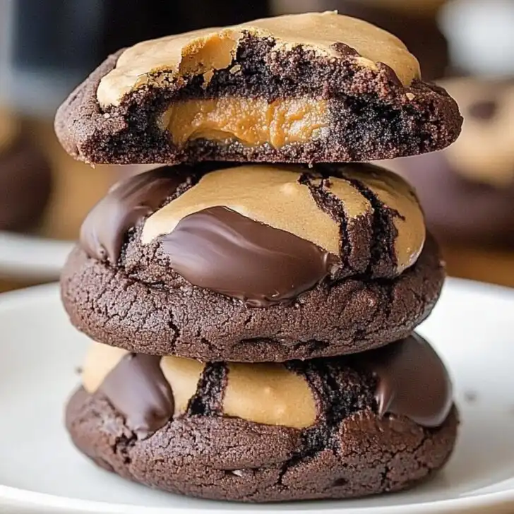 Buckeye Brownie Cookies