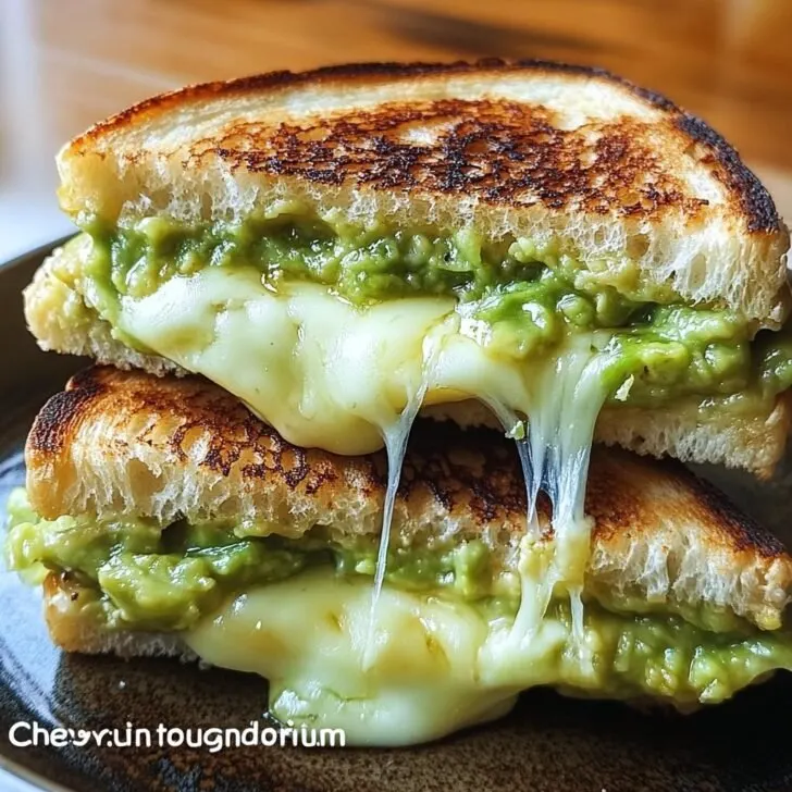 Creamy Avocado Grilled Cheese