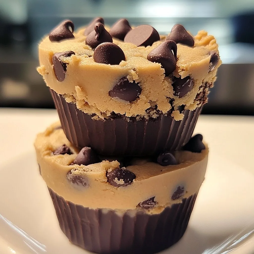 Chocolate Chip Cookie Dough Cups