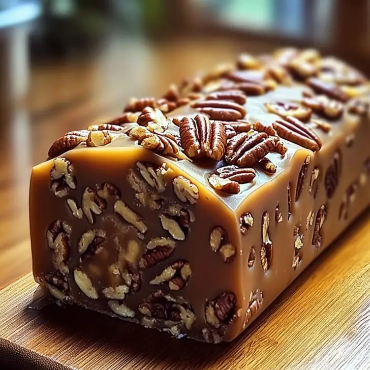 Nanas 3-Ingredient Pecan Log