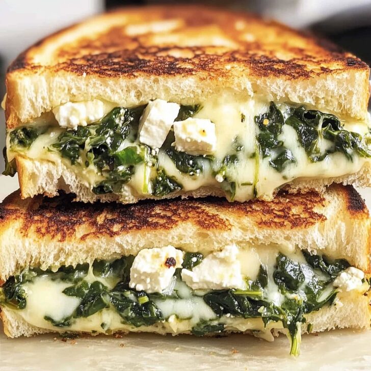 Spinach and Feta Grilled Cheese