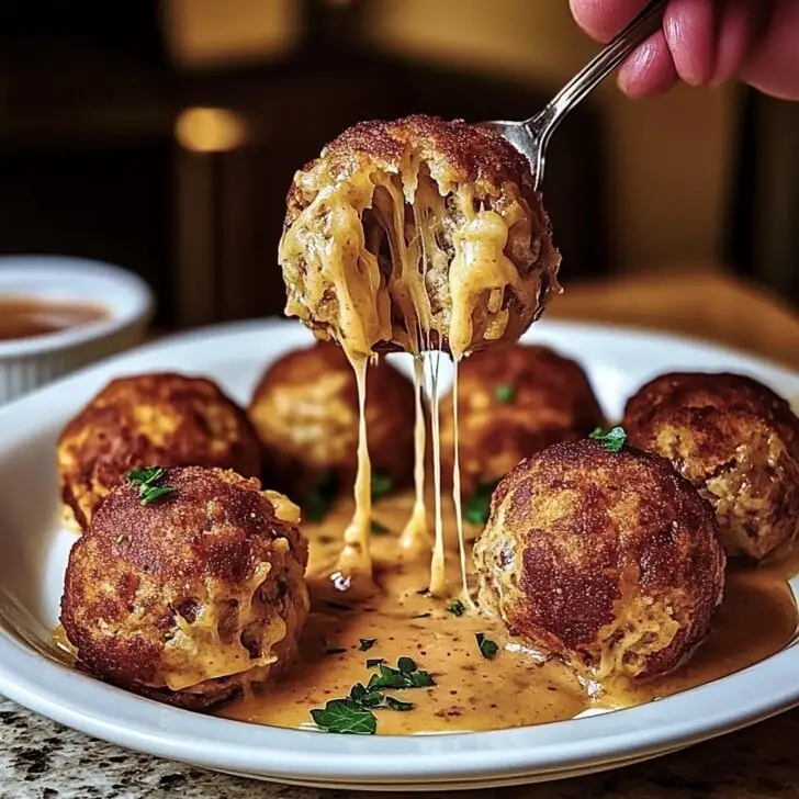 Reuben Balls with Spicy Thousand Island Dipping Sauce