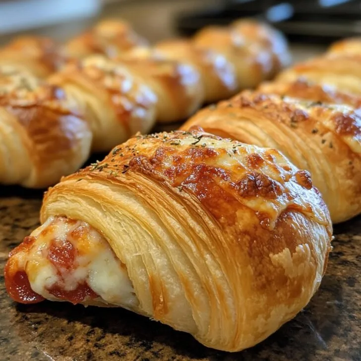 Mozzarella Pepperoni Croissant Rolls