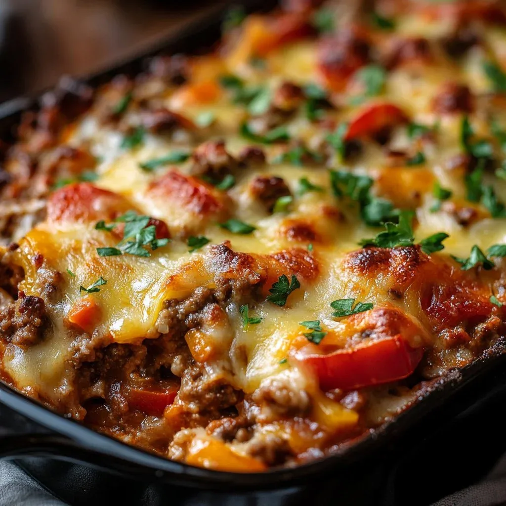 Easy Stuffed Pepper Casserole Recipe: A Delicious Delight