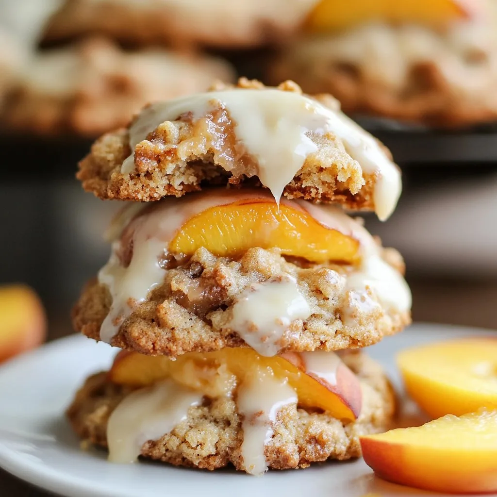 Peach Cobbler Cookies Recipe - Sweet and Delicious Peach Cobbler Cookies Recipe - Sweet and Delicious