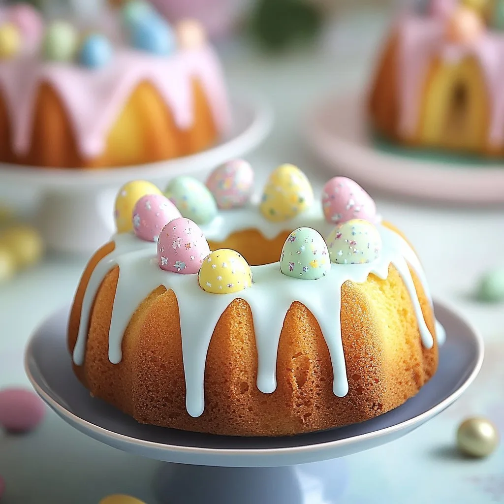 Mini Easter Bundt Cakes - Perfect Springtime Treat
