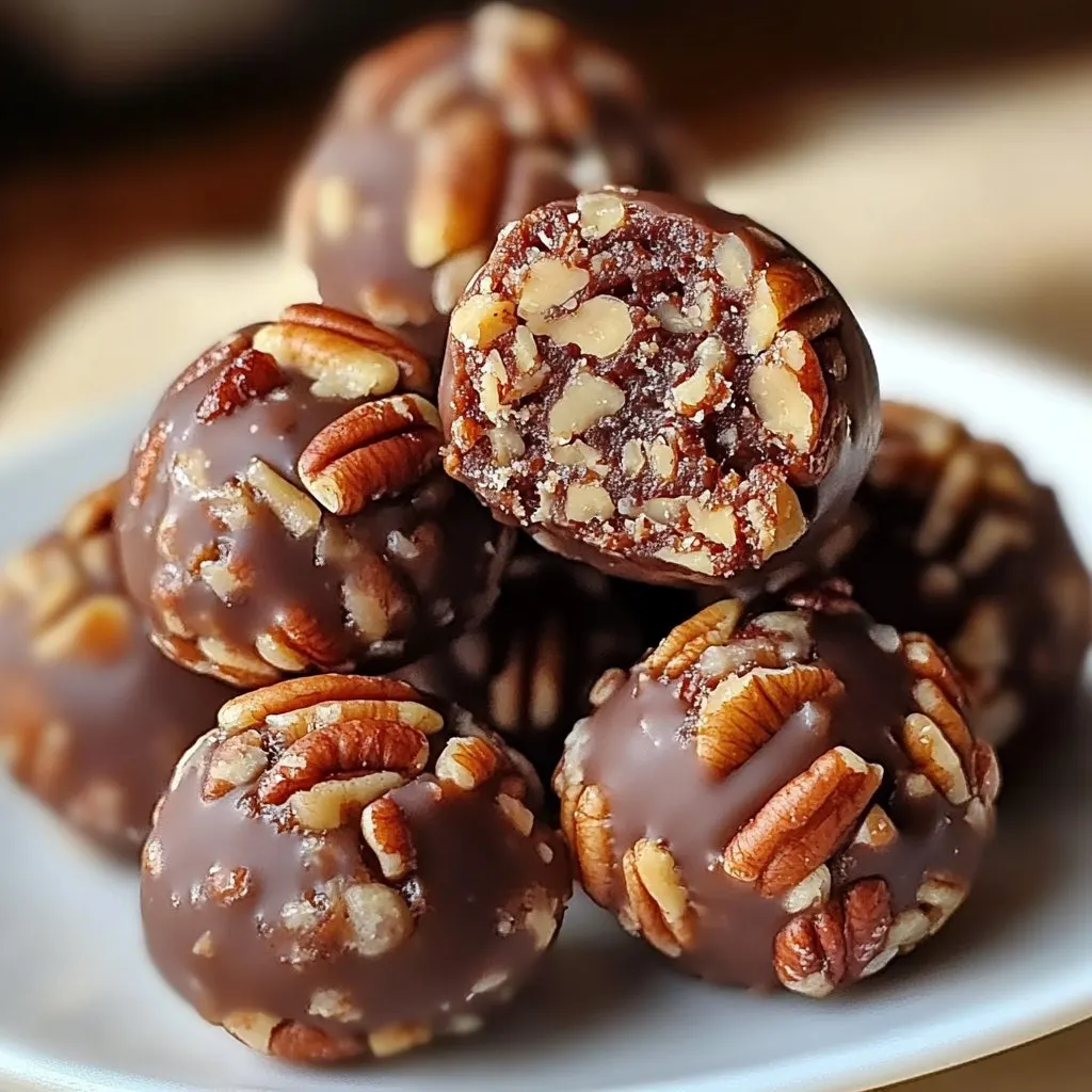 Easy No-Bake Pecan Pie Balls