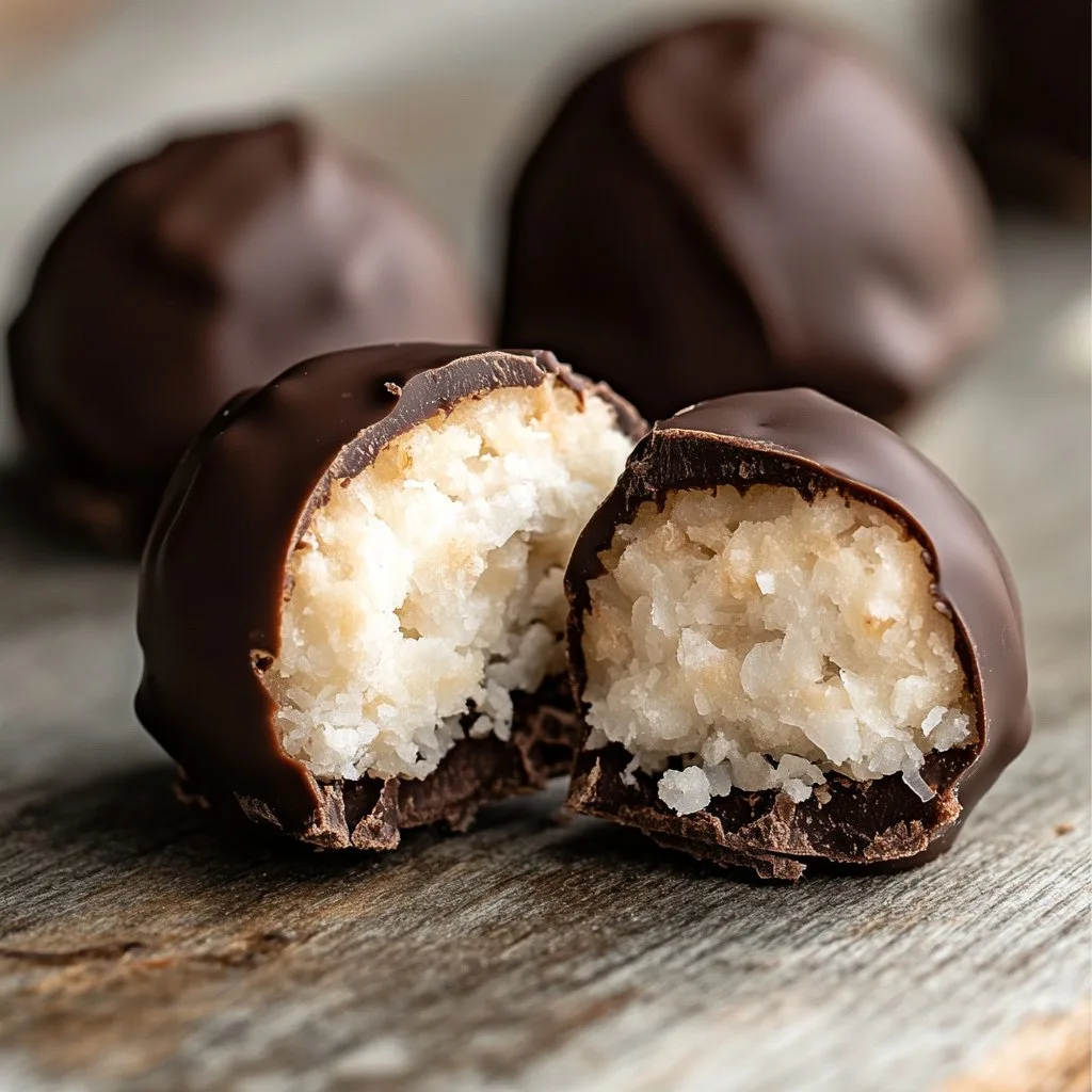 No-Bake Chocolate Coconut Graham Balls