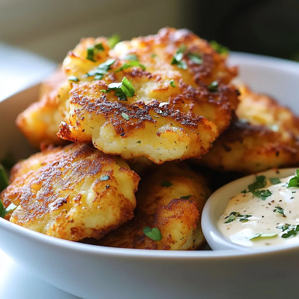 Basic Cauliflower Fritters
