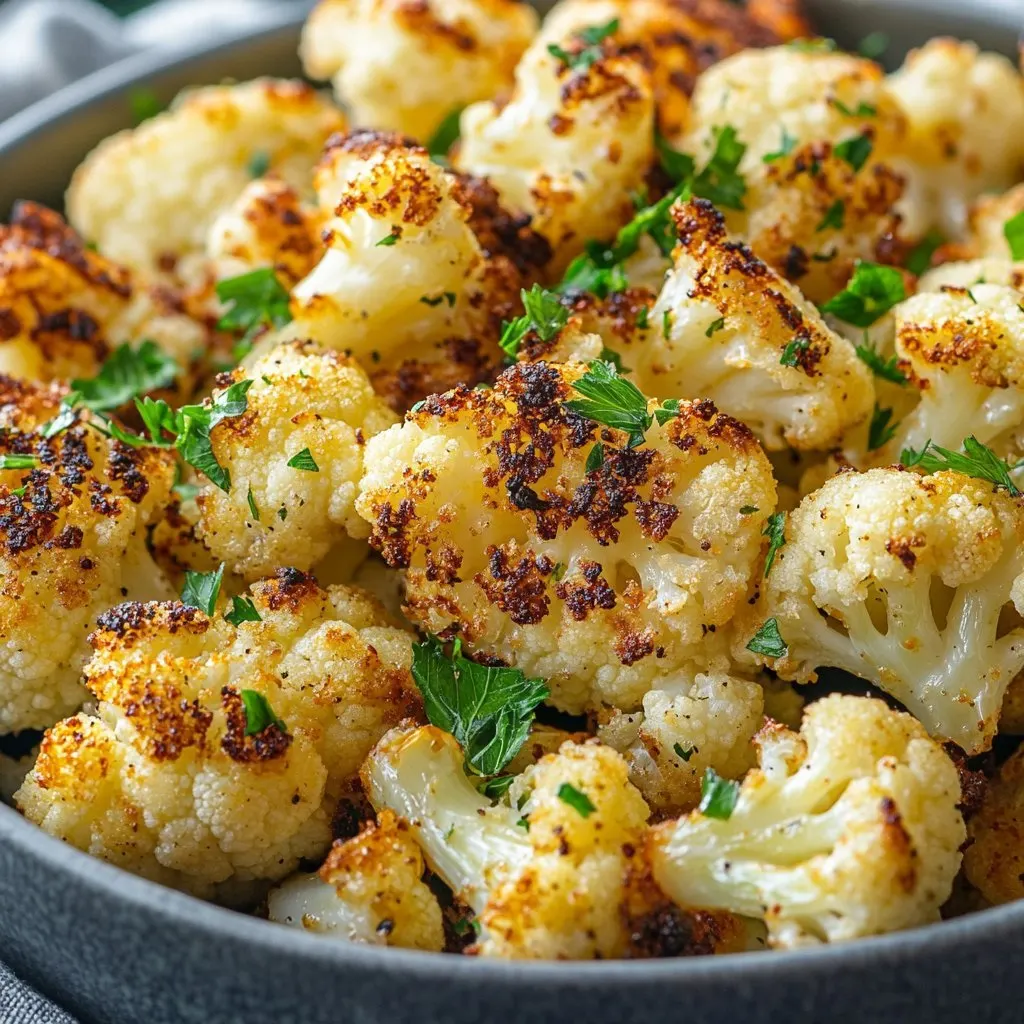 Easy Roasted Cauliflower Recipe