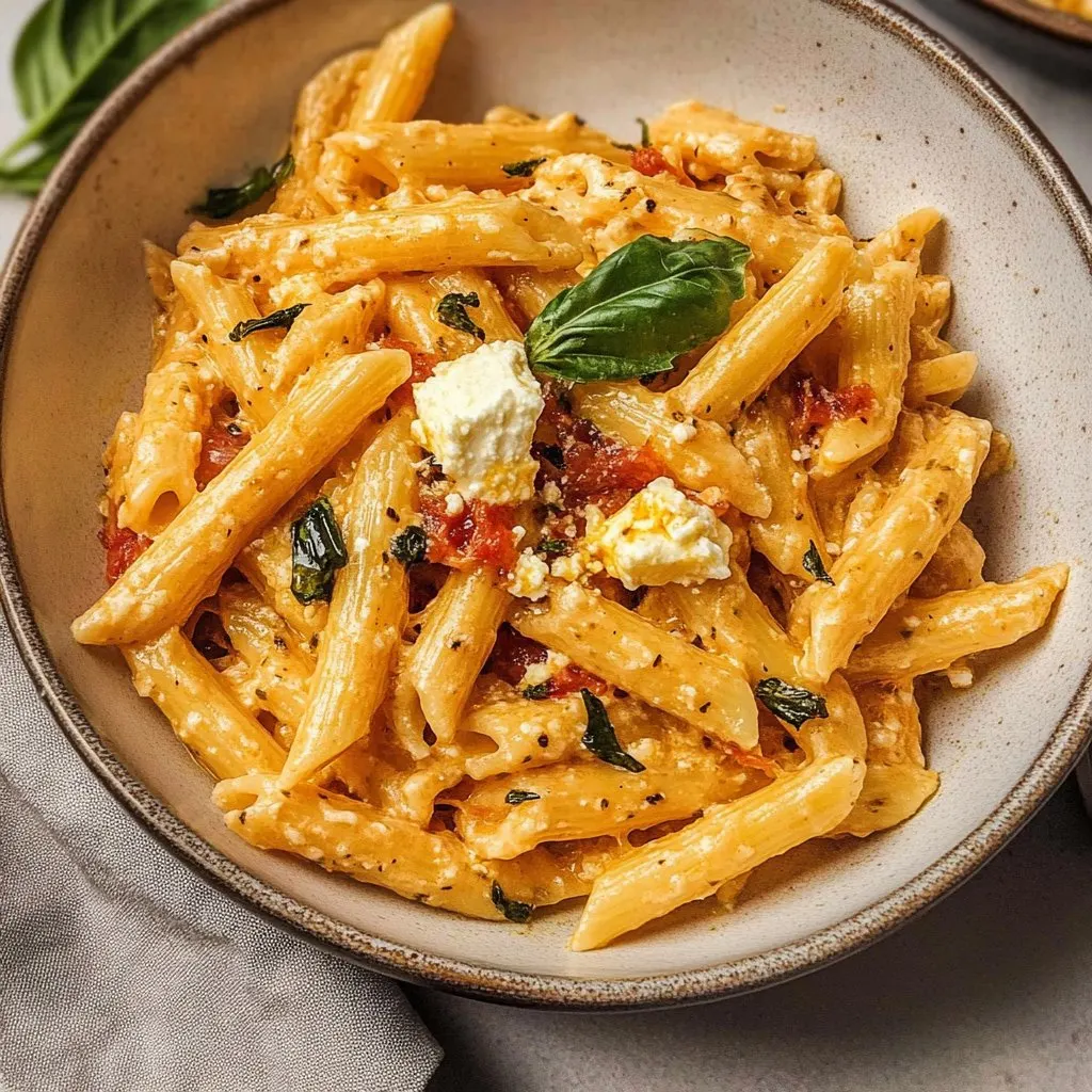 Tiktok Baked Feta Pasta