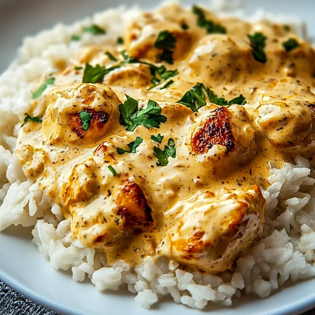 Smothered Chicken and Rice Recipe