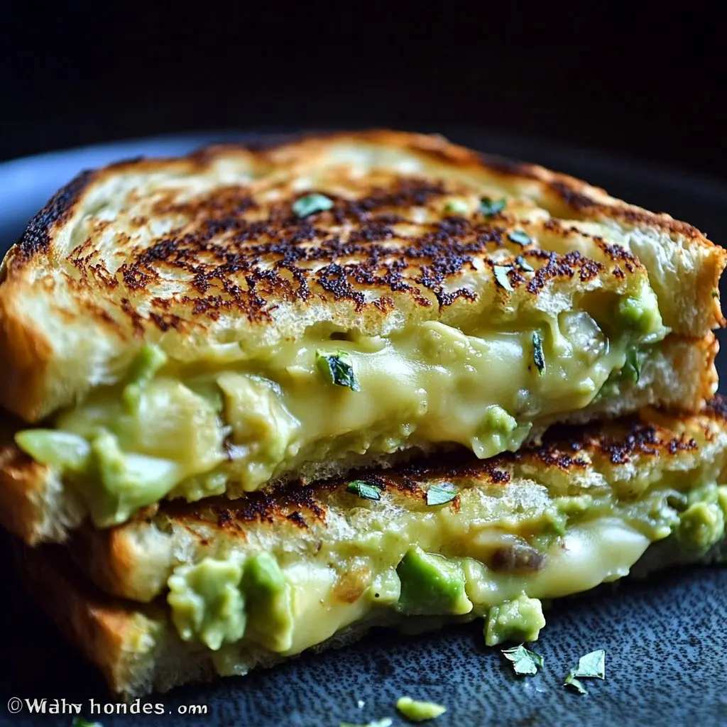 Creamy Avocado Grilled Cheese