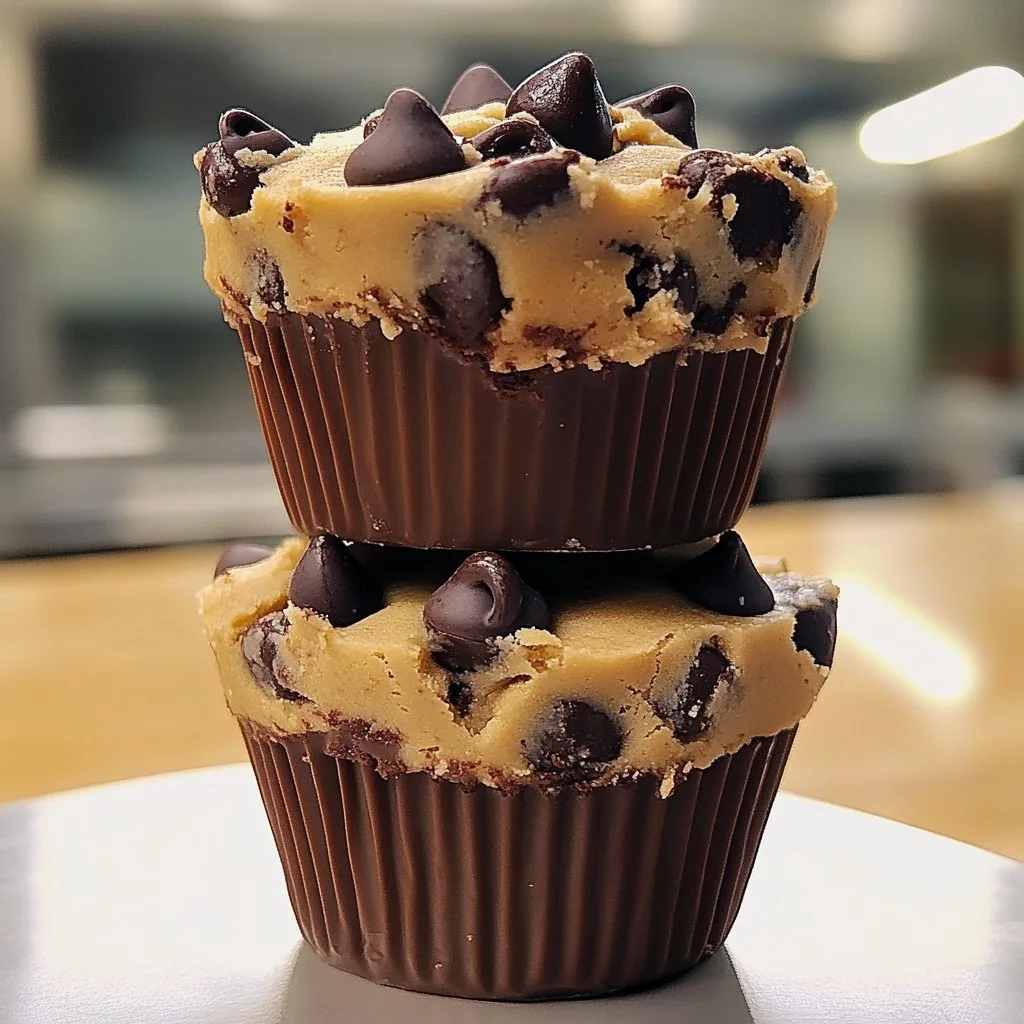 Chocolate Chip Cookie Dough Cups