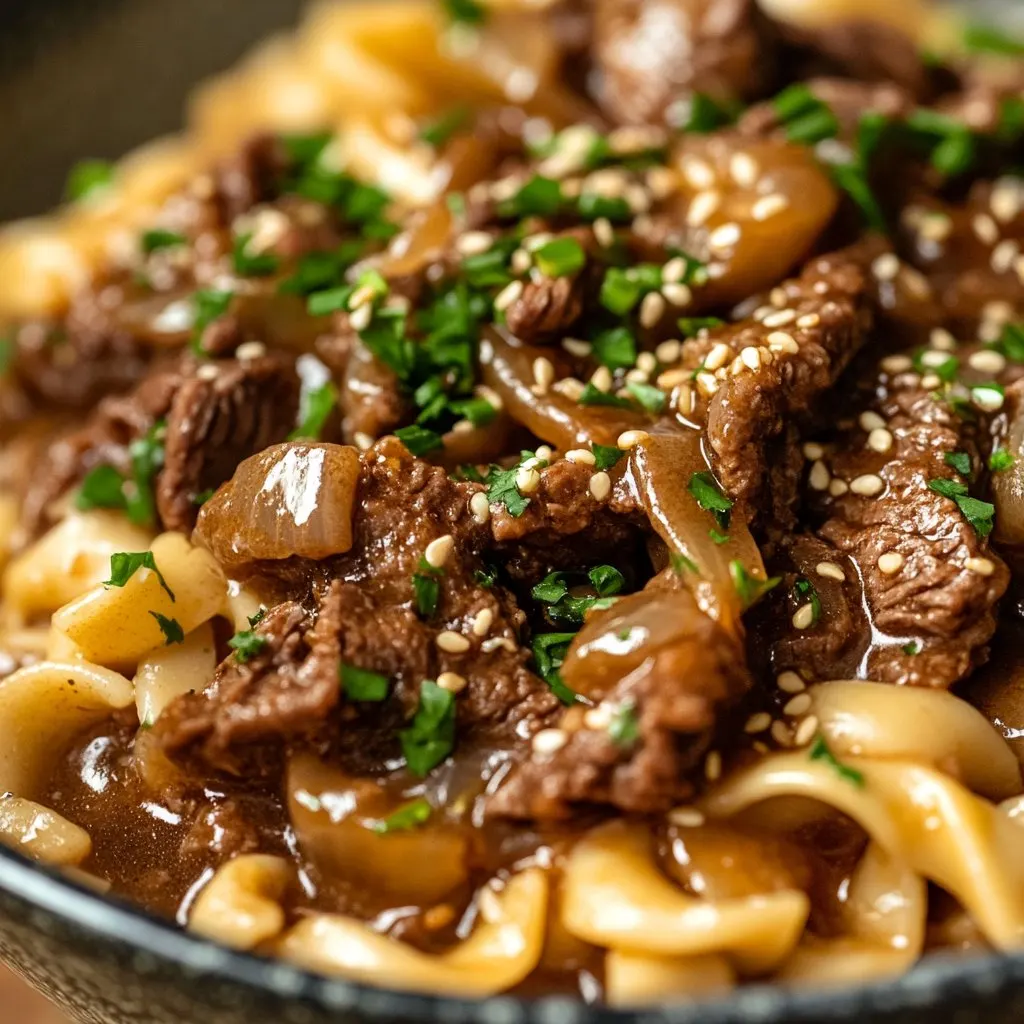 Crockpot Beef and Noodles Recipe | Easy and Delicious