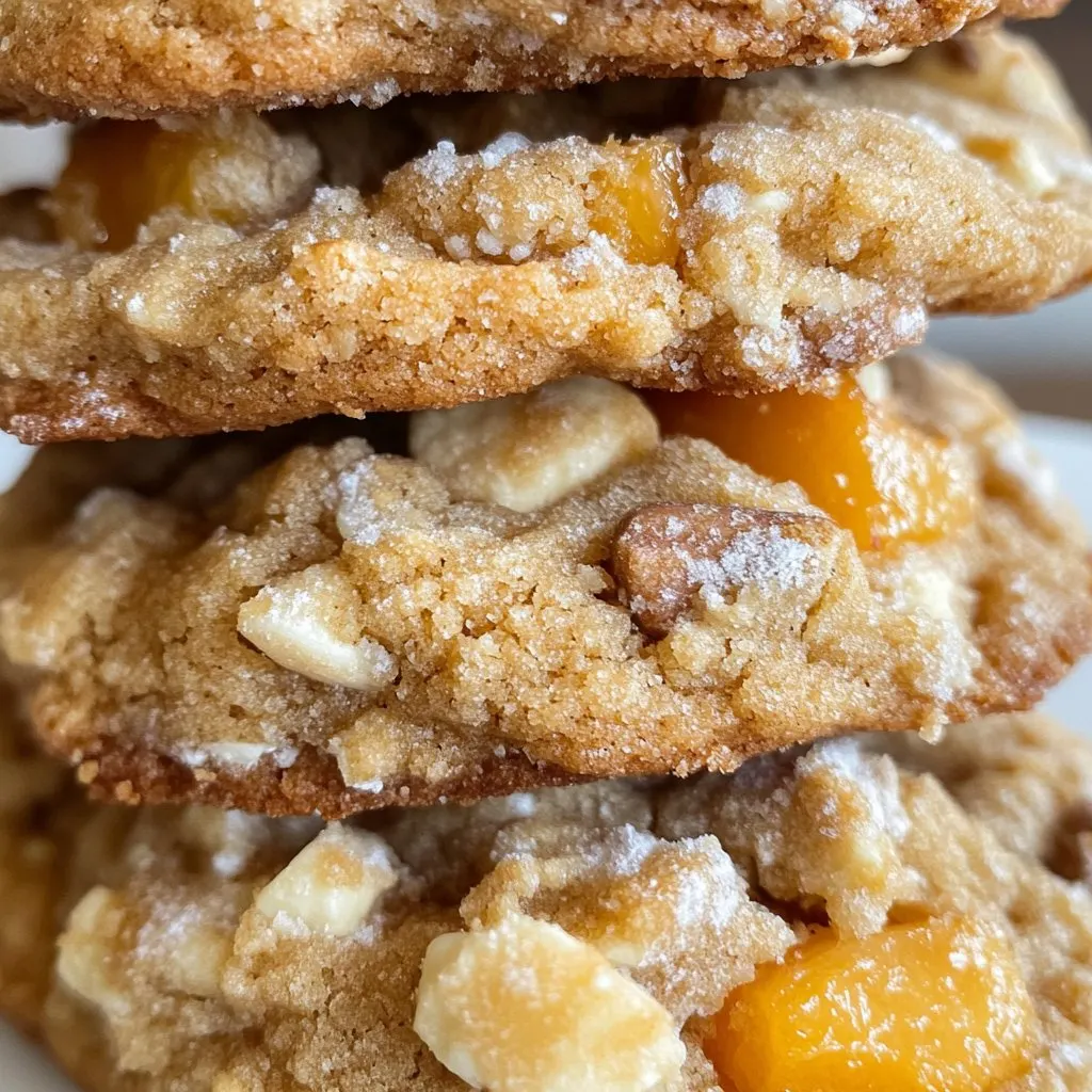 Peach Cobbler Cookies Recipe - Sweet and Delicious Peach Cobbler Cookies Recipe - Sweet and Delicious