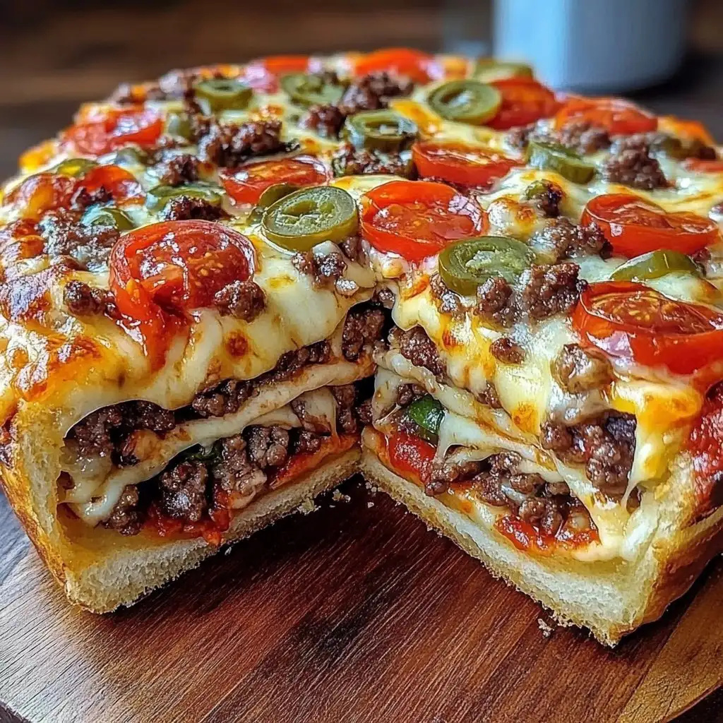 Pizza Burger Pie Recipe - A Delicious Twist