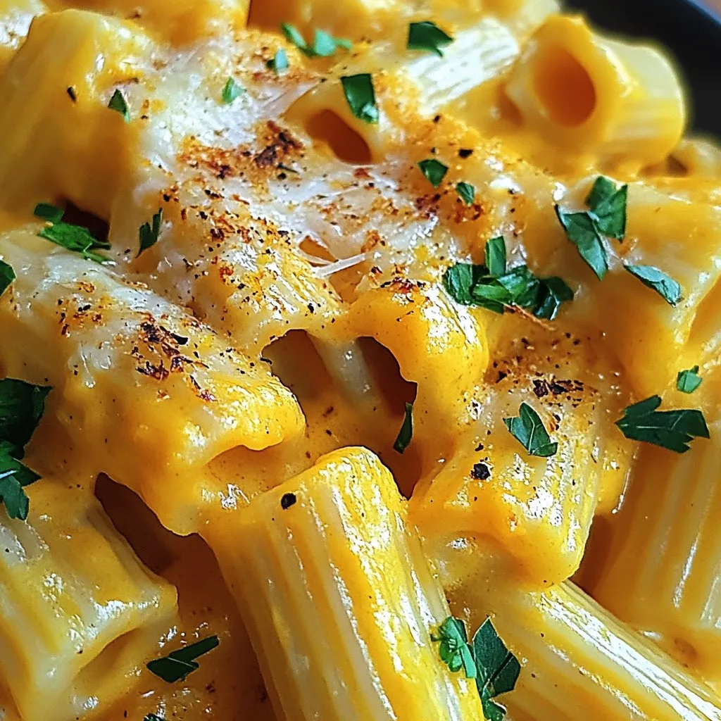 Pumpkin and Gruyere Rigatoni Recipe - A Fall Delight