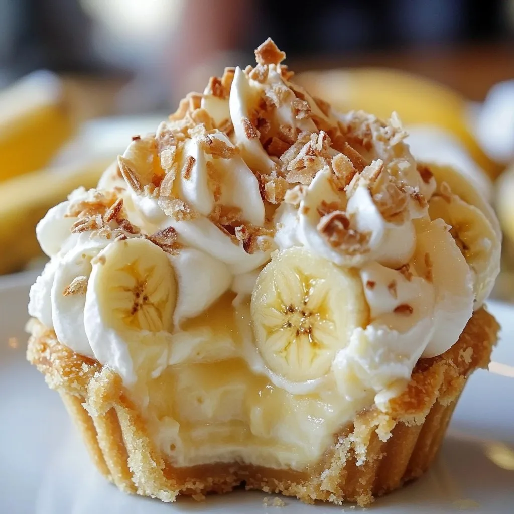 Mini Banana Cream Pie Recipe - Perfect Desserts