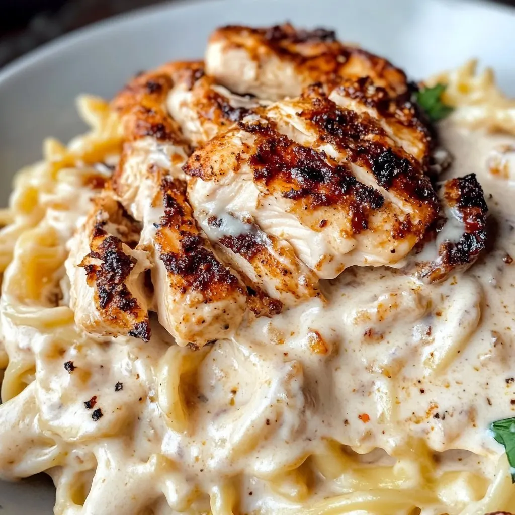 Blackened Cajun Chicken Alfredo Recipe - Delicious & Easy