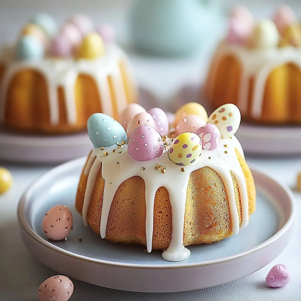 Mini Easter Bundt Cakes - Perfect Springtime Treat