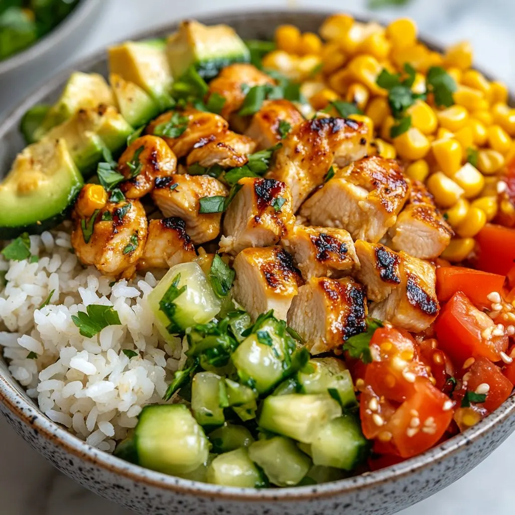 Street Corn Chicken Rice Bowl Recipe: A Flavor Fiesta