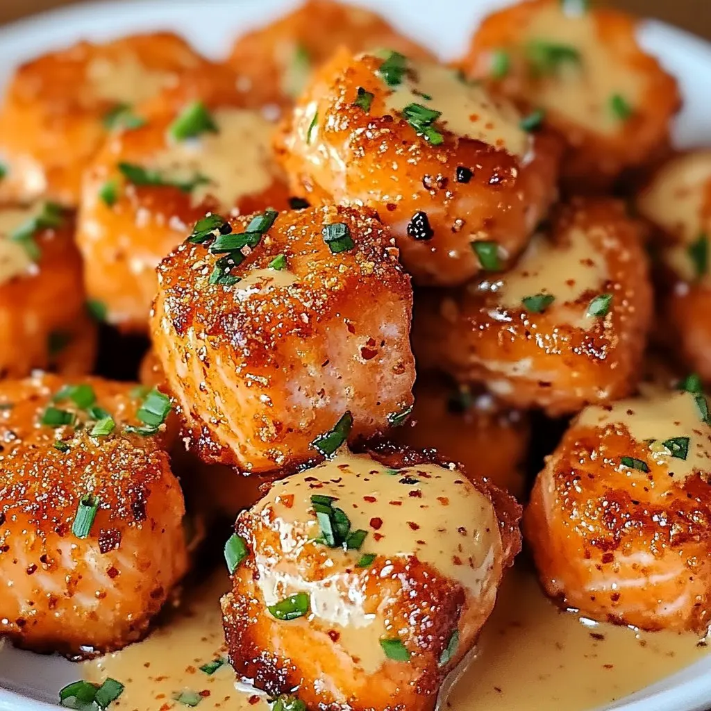 Crispy Bang Bang Salmon Bites Sweet & Spicy