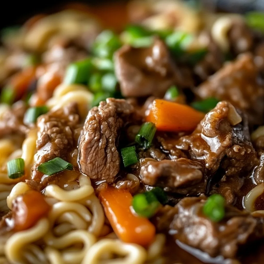 Crockpot Beef and Noodles Recipe | Easy and Delicious