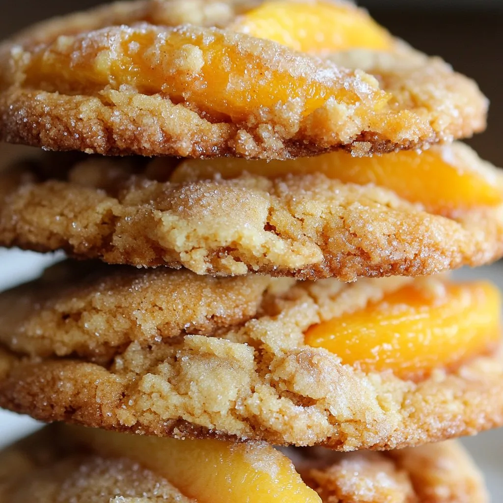 Peach Cobbler Cookies Recipe - Sweet and Delicious Peach Cobbler Cookies Recipe - Sweet and Delicious