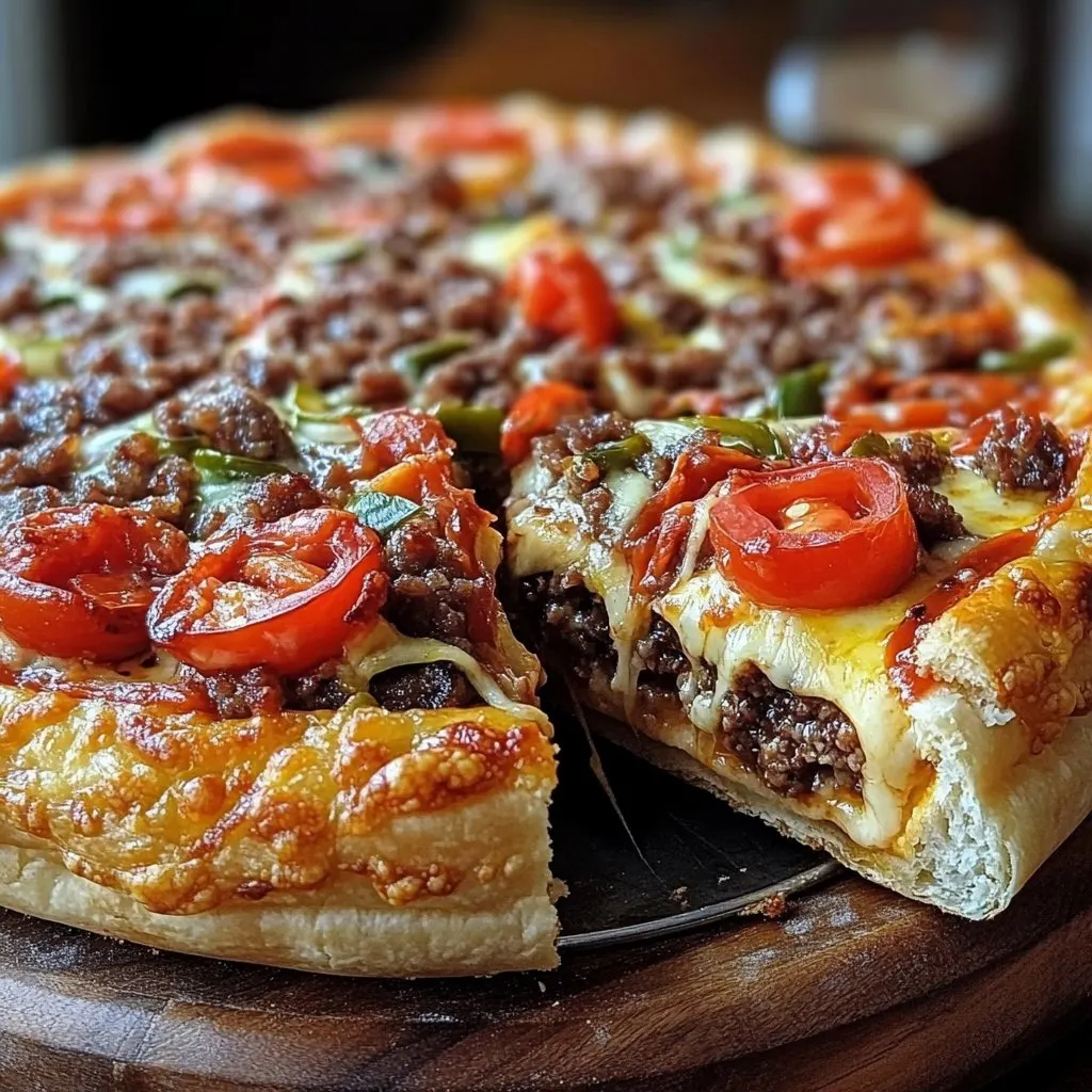 Pizza Burger Pie Recipe - A Delicious Twist Pizza Burger Pie Recipe - A Delicious Twist