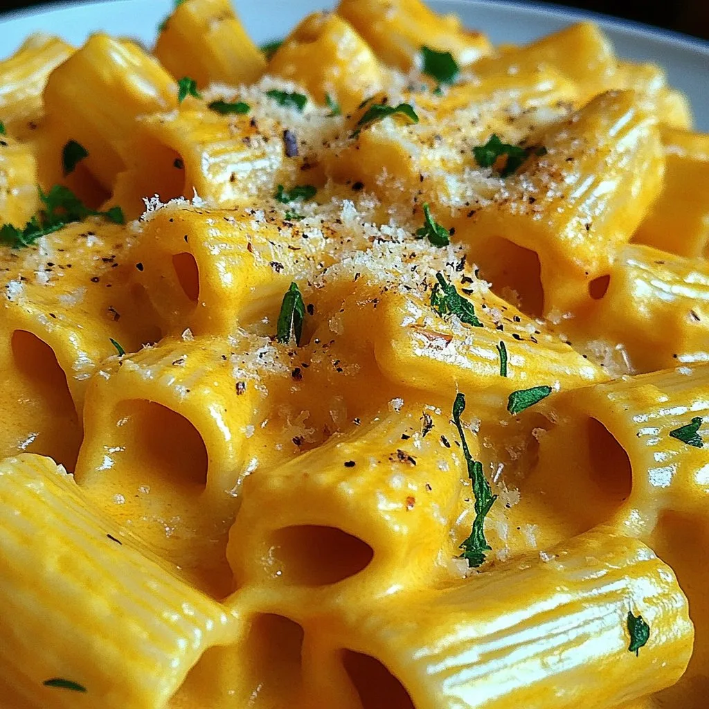 Pumpkin and Gruyere Rigatoni Recipe - A Fall Delight