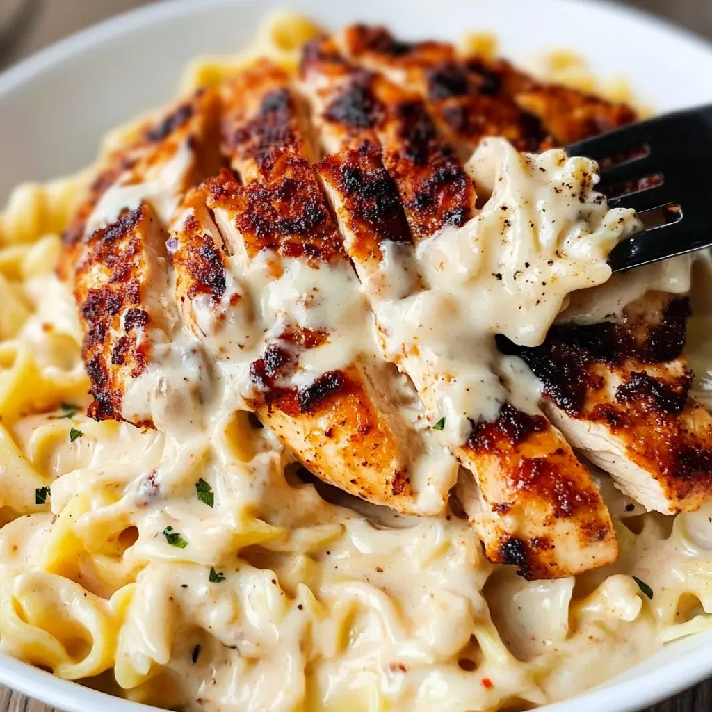 Blackened Cajun Chicken Alfredo Recipe - Delicious & Easy