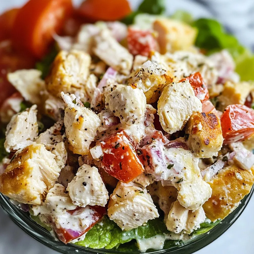 Italian Grinder Chicken Salad Recipe: Delicious & Easy