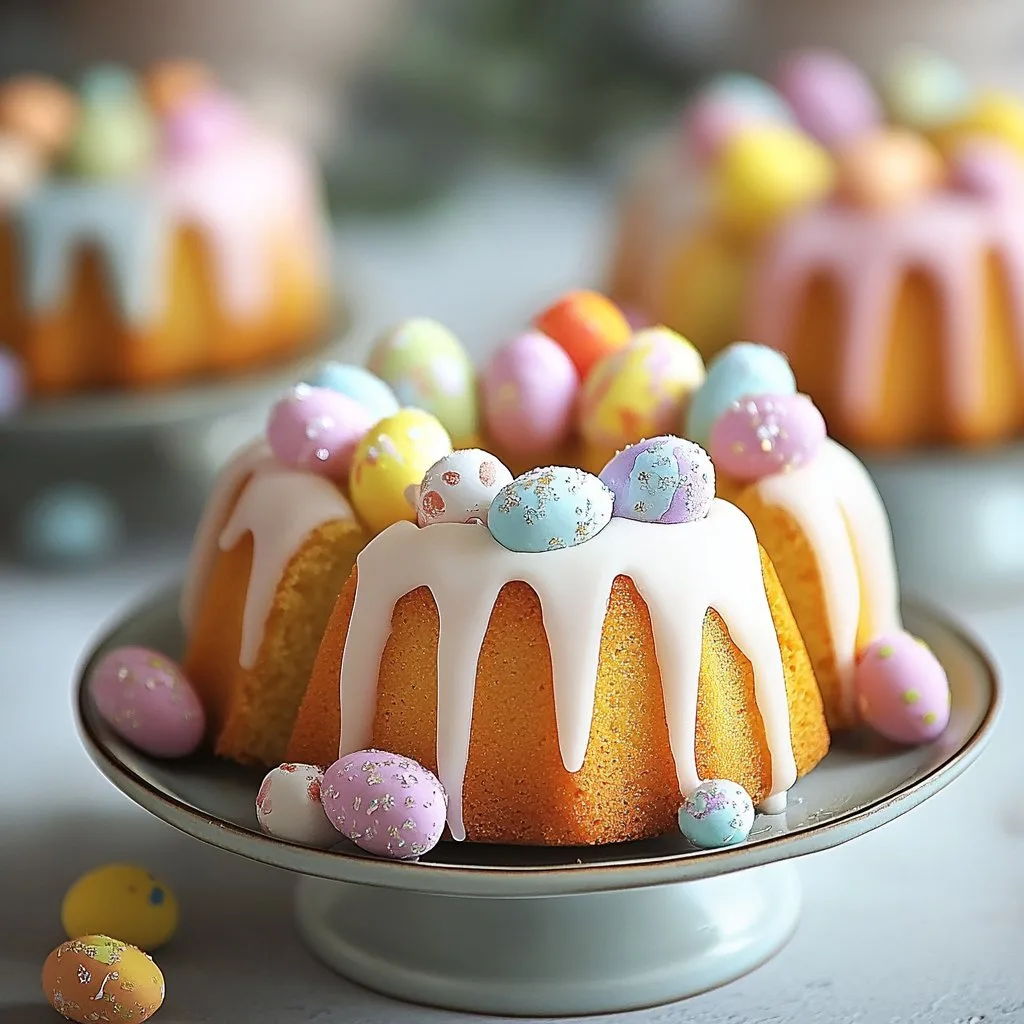 Mini Easter Bundt Cakes - Perfect Springtime Treat
