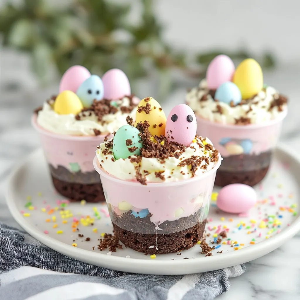 Easter Dirt Cups Recipe: Fun & Delicious Treat