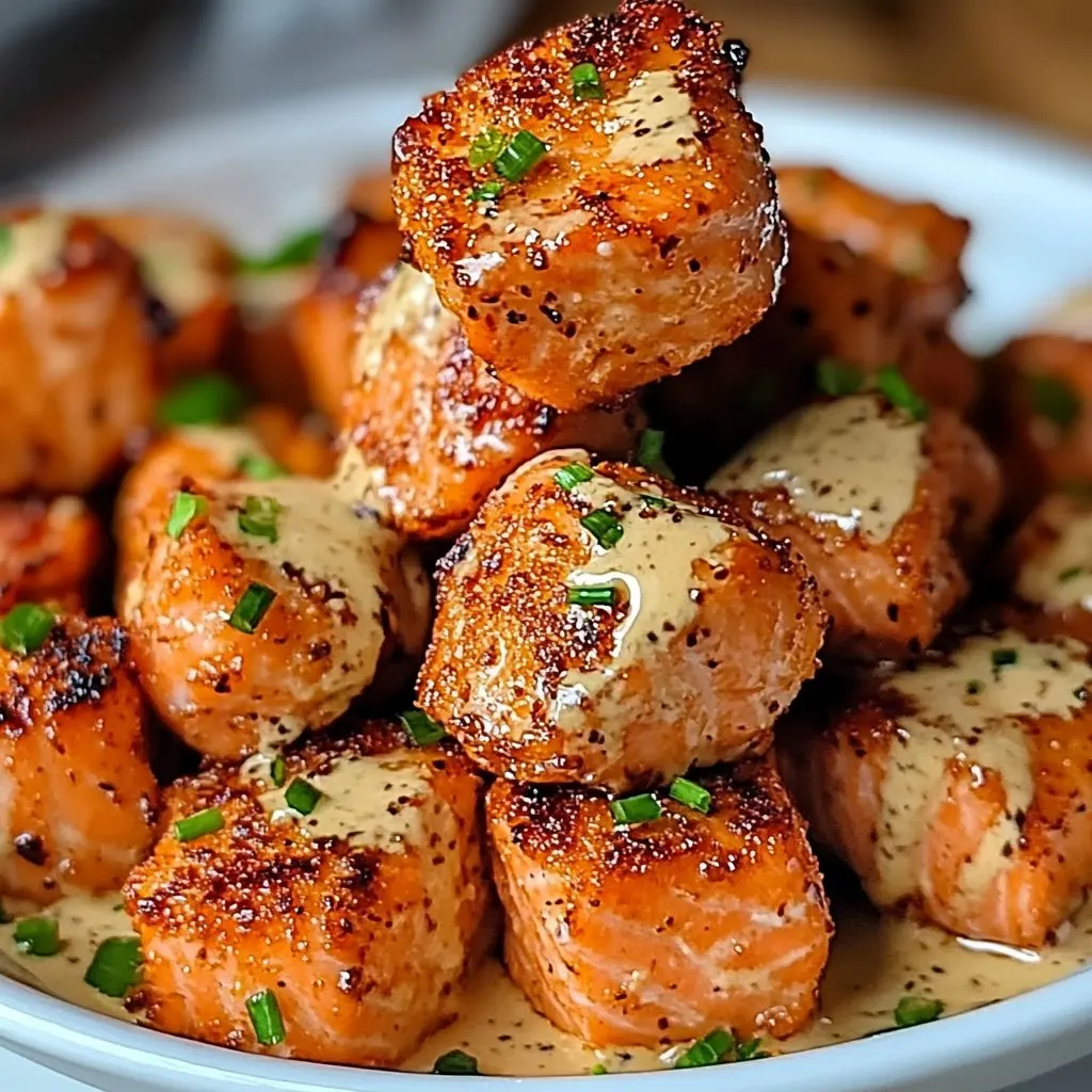 Crispy Bang Bang Salmon Bites Sweet & Spicy