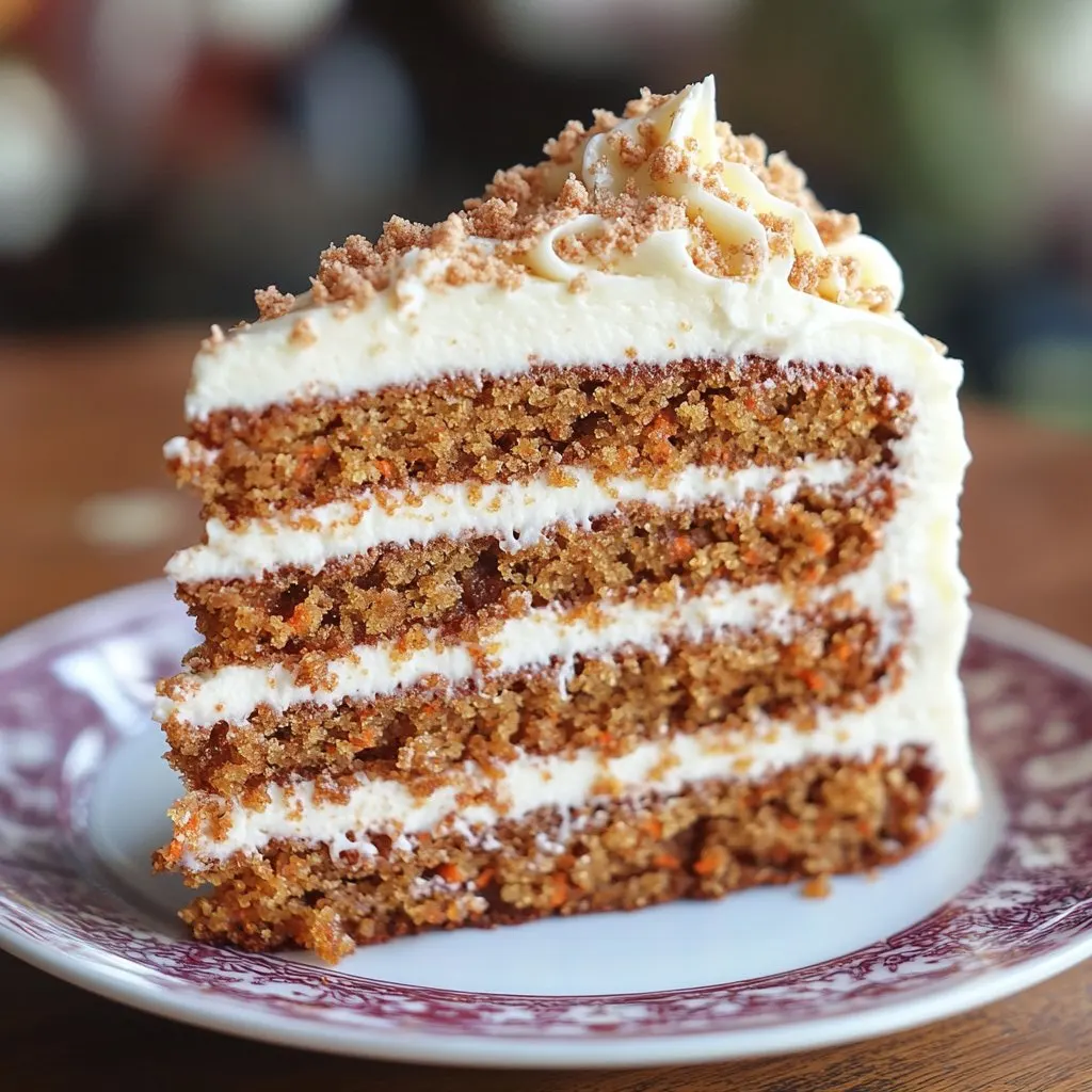 Carrot Cake with Cream Cheese Frosting
